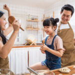 A Family Cooking Together